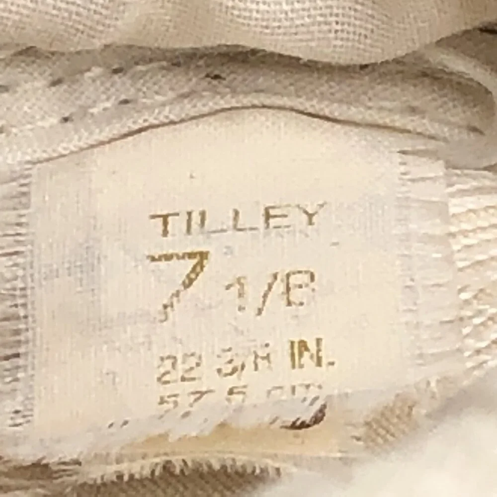 Tilley LT3 Wide Brim Lightweight Hat Sun Outdoor Safari Hiking Size 7 1/8 - Picture 10 of 12